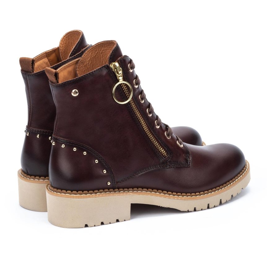 Women's Pikolinos VICAR Ankle Boots Chocolate | NZ UQ38A29